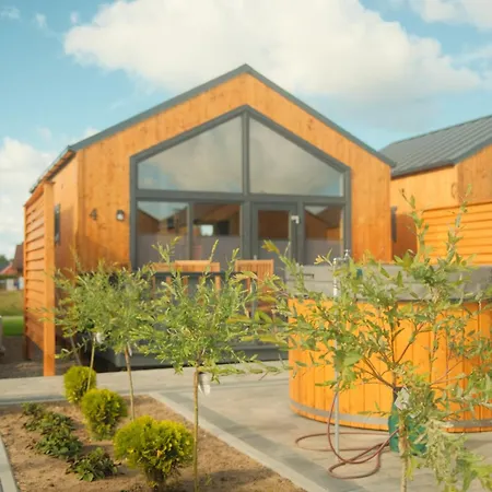 בית נופש Nadmorskie Chatki - Sauna - Opcja Z Prywatna Balia Kapielowa Lub Bez Gąski